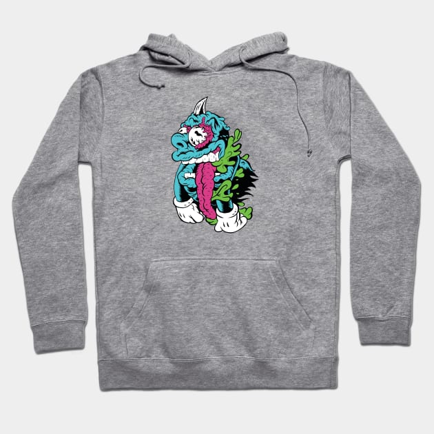 Blue Ghost Hoodie by CherryMothCake